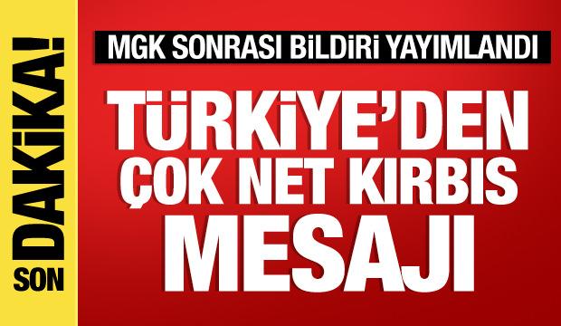 MGK sona erdi: Yazılı a&ccedil;ıklama yapıldı! T&uuml;rkiye'den &ccedil;ok net KKTC mesajı