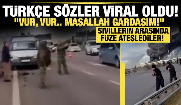 Moskova'da sivil trafiğin ortasında hava savunma f&uuml;zesi ateşlendi