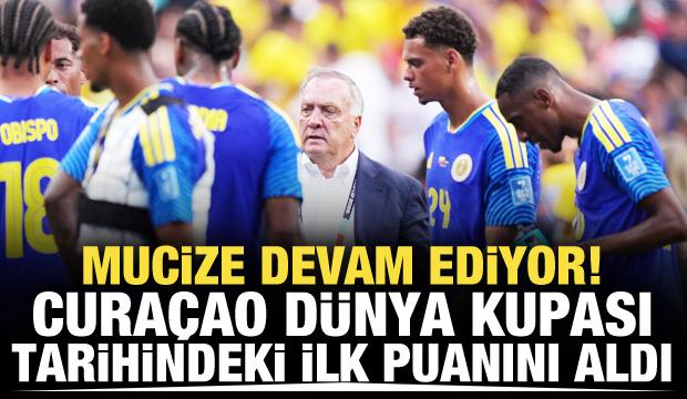 Mucize devam ediyor! Cura&ccedil;ao D&uuml;nya Kupası'nda ilk puanını aldı