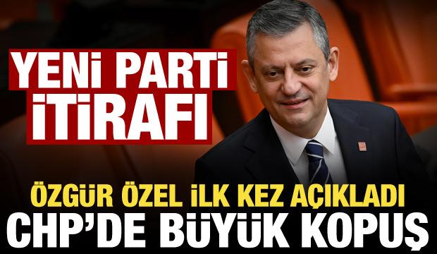 &Ouml;zg&uuml;r &Ouml;zel'den yeni parti &ccedil;ıkışı! Masadaki senaryoyu ilk kez a&ccedil;ıkladı