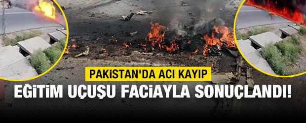 Pakistan Hava Kuvvetleri&rsquo;ne ait eğitim u&ccedil;ağı d&uuml;şt&uuml;: İki pilot adayı hayatını kaybetti!