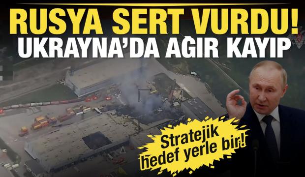 Rusya, İHA depolama tesisini vurduğunu a&ccedil;ıkladı
