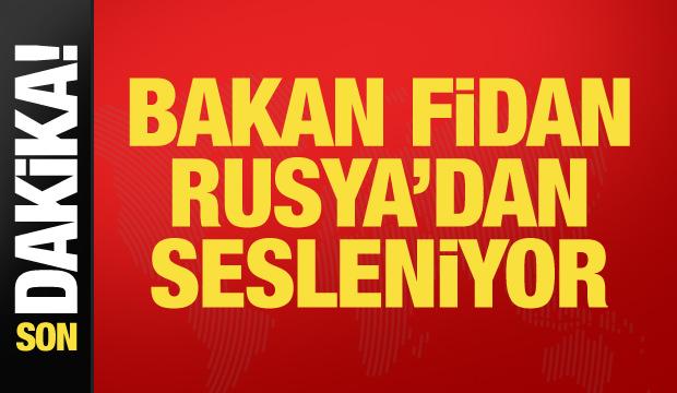 Son dakika: Bakan Fidan Lavrov ile g&ouml;r&uuml;şt&uuml;! Rusya'da konuşuyor...