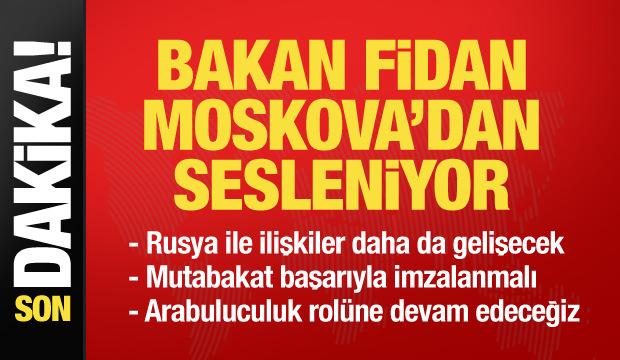 Son dakika: Bakan Fidan Lavrov ile g&ouml;r&uuml;şt&uuml;! Rusya'da konuşuyor...