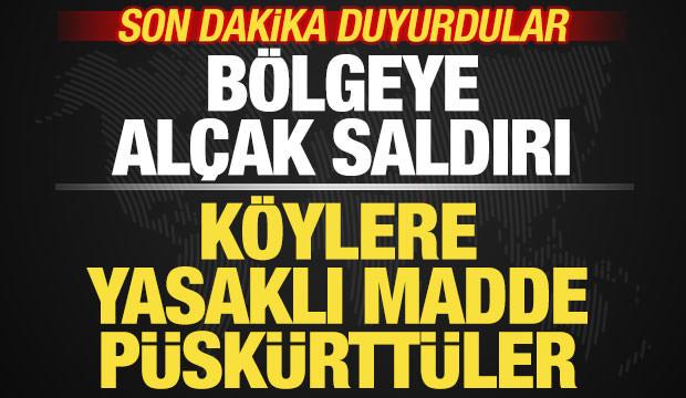 Son dakika duyurdular! Savaşta al&ccedil;ak saldırı! K&ouml;ylere yasaklı madde p&uuml;sk&uuml;rtt&uuml;ler