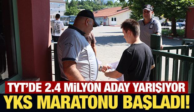 Son Dakika: YKS heyecanı başladı! 2.4 milyon &uuml;niversite adayı ter d&ouml;kecek