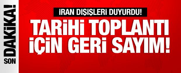 Son dakika...İran Dışişleri: B&uuml;rgenstock toplantısı &ouml;ğleden sonra yapılacak