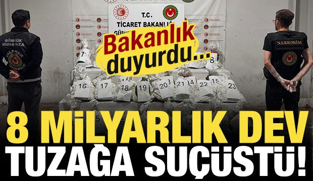  Toplam değeri 8 milyar 85 milyon TL olan ka&ccedil;ak ila&ccedil; ve uyuşturucu madde ele ge&ccedil;irildi!