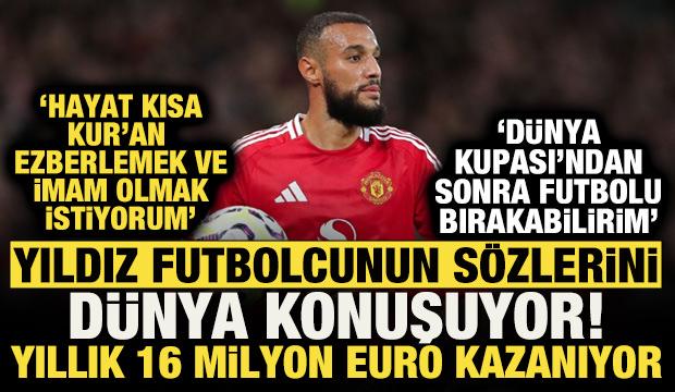 Yıldız oyuncunun s&ouml;zlerini d&uuml;nya konuşuyor! İmam olmak i&ccedil;in futbolu bırakmayı d&uuml;ş&uuml;n&uuml;yor