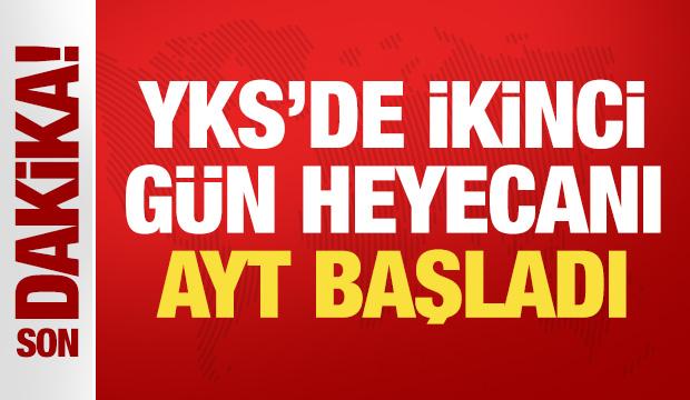 YKS'de ikinci g&uuml;n heyecanı: AYT başladı