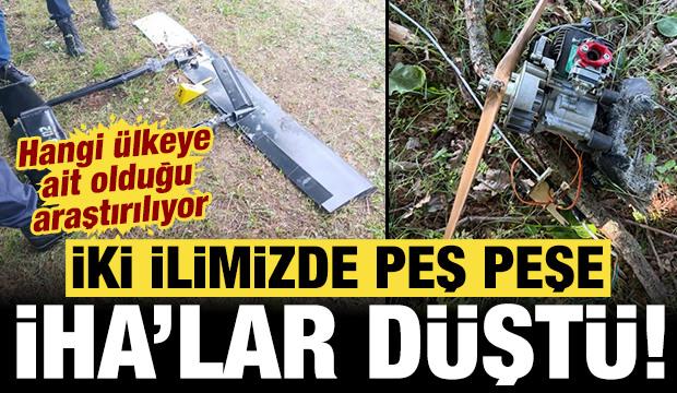 2 ilimizde peş peşe İHA'lar d&uuml;şt&uuml;: Hangi &uuml;lkeye ait olduğu araştırılıyor!
