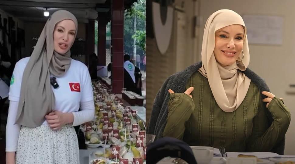 8 yıl sonra setlere d&ouml;nd&uuml;! Gamze &Ouml;z&ccedil;elik'ten Operasyon Alesta pozları