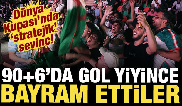 90+6'da gol yiyince bayram ettiler: D&uuml;nya Kupası'nda 'stratejik' sevin&ccedil;!