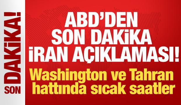 ABD&rsquo;den &ccedil;ok net İran mesajı: S&ouml;zler değil eylemler &ouml;nemli