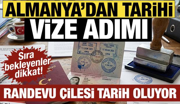 Almanya&rsquo;dan tarihi vize adımı: Sıra bekleyenler dikkat! Randevu &ccedil;ilesi tarih oluyor