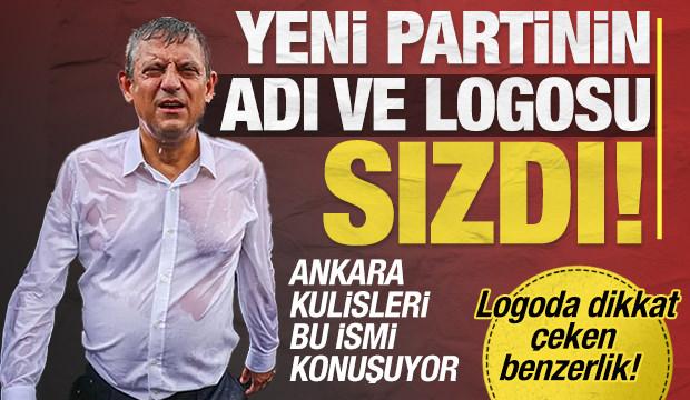 Ankara kulisleri kaynıyor: &Ouml;zg&uuml;r &Ouml;zel'in partisinin adı ve logosu sızdı!