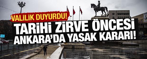 Ankara'da 'NATO Zirvesi' tedbirleri: Valilik alınan kararları duyurdu!
