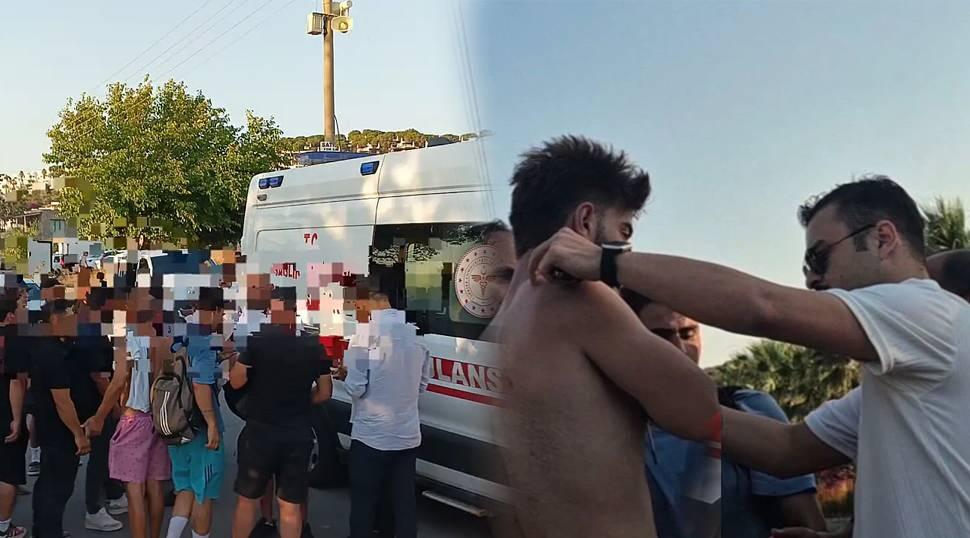 Dizi seti ekibi ile market &ccedil;alışanları arasındaki kavga kanlı bitti!