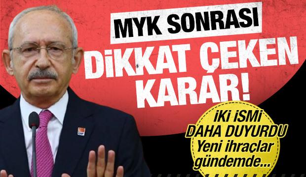 CHP'de 2 il başkanı daha g&ouml;revden alındı!