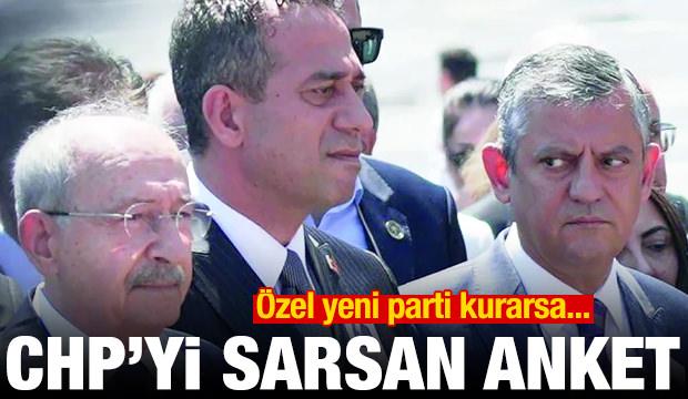 CHP'yi sarsan anket sonucu! &Ouml;zg&uuml;r &Ouml;zel yeni parti kurarsa...