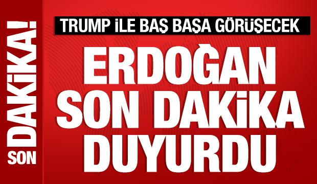 Cumhurbaşkanı Erdoğan: NATO Zirvesi'nde Trump ile g&ouml;r&uuml;şeceğim