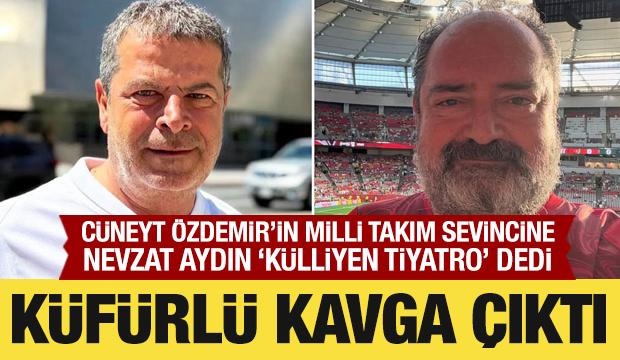 C&uuml;neyt &Ouml;zdemir ile Nevzat Aydın arasında k&uuml;f&uuml;rl&uuml; tartışma