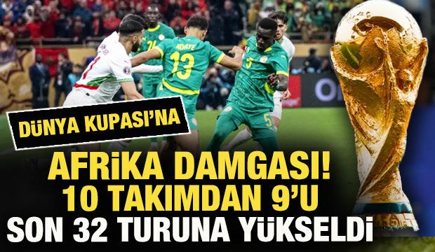 D&uuml;nya Kupası'na Afrika damgası! 10 takımdan 9'u son 32'de