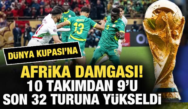 D&uuml;nya Kupası'na Afrika damgası! 10 takımdan 9'u son 32'de