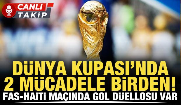 D&uuml;nya Kupası'nda 2 ma&ccedil; birden | CANLI