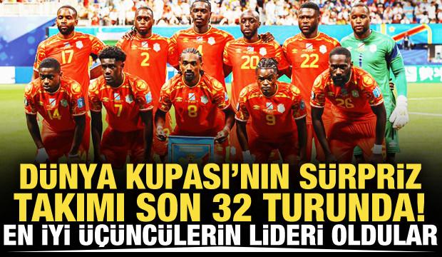 D&uuml;nya Kupası'nın s&uuml;rpriz takımı son 32'de! En iyi &uuml;&ccedil;&uuml;nc&uuml;lerin lideri oldular