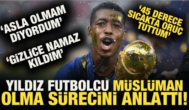 D&uuml;nyaca &uuml;nl&uuml; futbolcu M&uuml;sl&uuml;man olma s&uuml;recini anlattı! 'Asla olmam diyordum'