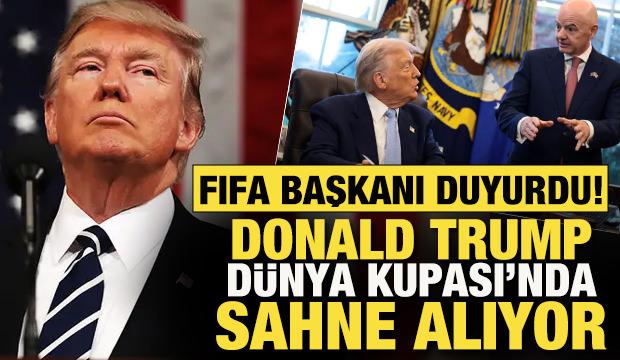 FIFA Başkanı duyurdu! Donald Trump D&uuml;nya Kupası finalinde sahneye &ccedil;ıkıyor