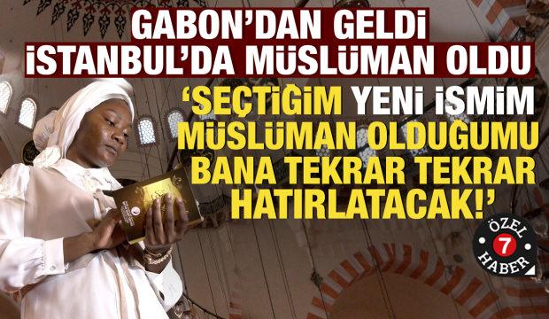 G&ouml;n&uuml;l bağı inan&ccedil;la birleşti! Afrikalı hemşire M&uuml;sl&uuml;man oldu, se&ccedil;tiği isim duygulandırdı