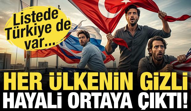 Her &uuml;lkenin gizli hayali ortaya &ccedil;ıktı! İşte vatandaşların en &ccedil;ok olmak istediği meslekler