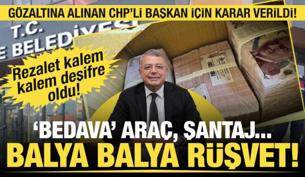 İhaleye fesat ve r&uuml;şvet ağı ortaya &ccedil;ıktı! CHP'li Başkan Mustafa Turgut tutuklandı
