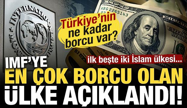 IMF'ye en fazla borcu olan &uuml;lkeler belli oldu! İşte T&uuml;rkiye'nin toplam borcu...