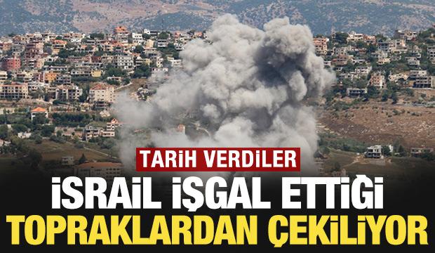 İsrail işgal ettiği topraklardan &ccedil;ekiliyor: Tarih verdiler