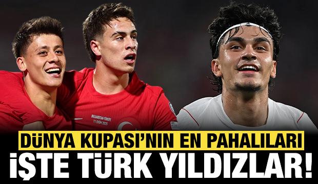 İşte D&uuml;nya Kupası'nın en pahalı gen&ccedil; futbolcuları: T&uuml;rk yıldızlar ka&ccedil;ıncı sırada?