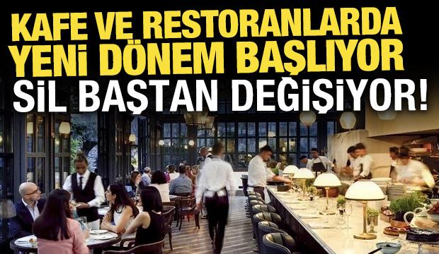 Kafe ve restoran sekt&ouml;r&uuml;nde yeni d&ouml;nem! Men&uuml;lerde i&ccedil;erik ve kalori zorunluluğu
