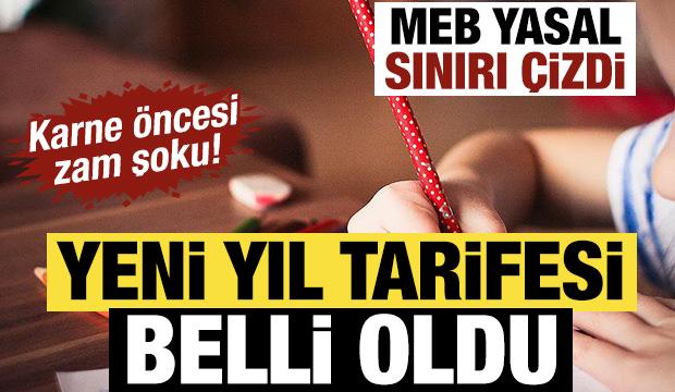 Karne &ouml;ncesi zam şoku!: &Ouml;zel okullarda yeni yıl tarifesi belli oldu