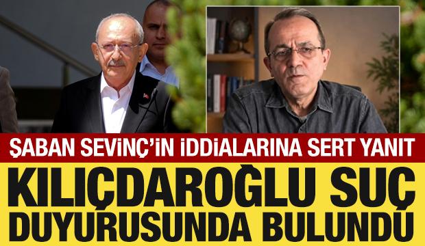 Kemal Kılı&ccedil;daroğlu'ndan Şaban Sevin&ccedil;'e su&ccedil; duyurusu