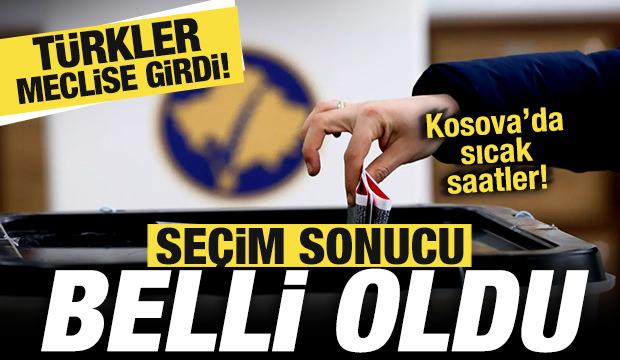 Kosova'da sıcak saatler! Se&ccedil;im sonucu belli oldu! T&uuml;rkler meclise girdi