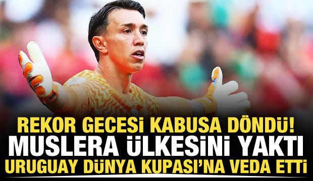 Muslera'nın rekor gecesi kabusa d&ouml;nd&uuml;! Yaptığı hatayla &uuml;lkesini D&uuml;nya Kupası'nda yaktı