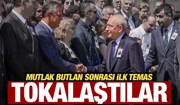 Mutlak butlan kararı sonrası ilk! Kılı&ccedil;daroğlu ve &Ouml;zel'in tokalaştığı anlar g&uuml;ndem oldu