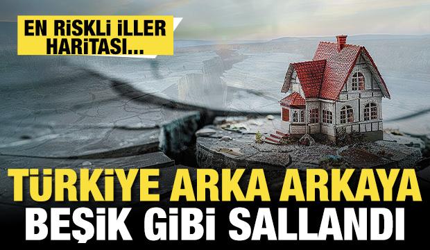 &Ouml;nce D&uuml;zce ardından Akdeniz beşik gibi sallandı! İşte deprem riski en fazla olan iller