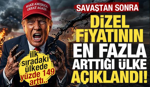 Savaştan sonra dizel fiyatlarının en fazla arttığı &uuml;lkeler a&ccedil;ıklandı! Y&uuml;zde 149 arttı!