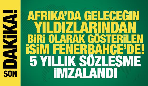 Son dakika:  Fenerbah&ccedil;e, Amara Diouf ile 5 yıllık s&ouml;zleşme imzaladı