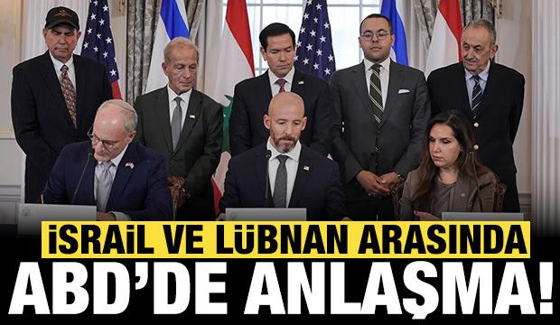 Son dakika: İsrail ve L&uuml;bnan arasında anlaşma!
