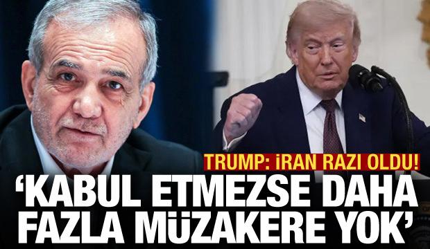 Son dakika... Trump: İran n&uuml;kleer denetime tabi
