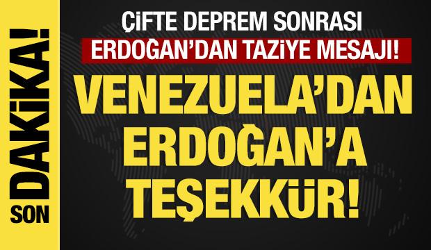 Son dakika...&Ccedil;ifte deprem sonrası Erdoğan&rsquo;dan taziye mesajı: Dostlarımızın yanındayız